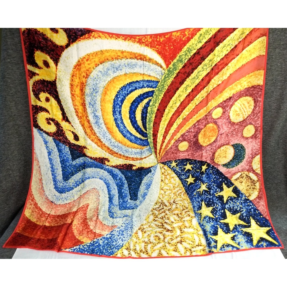 The Metropolitan Museum Of Art 100% Silk Scarf Signac Feneon Kaleidoscope  Japan